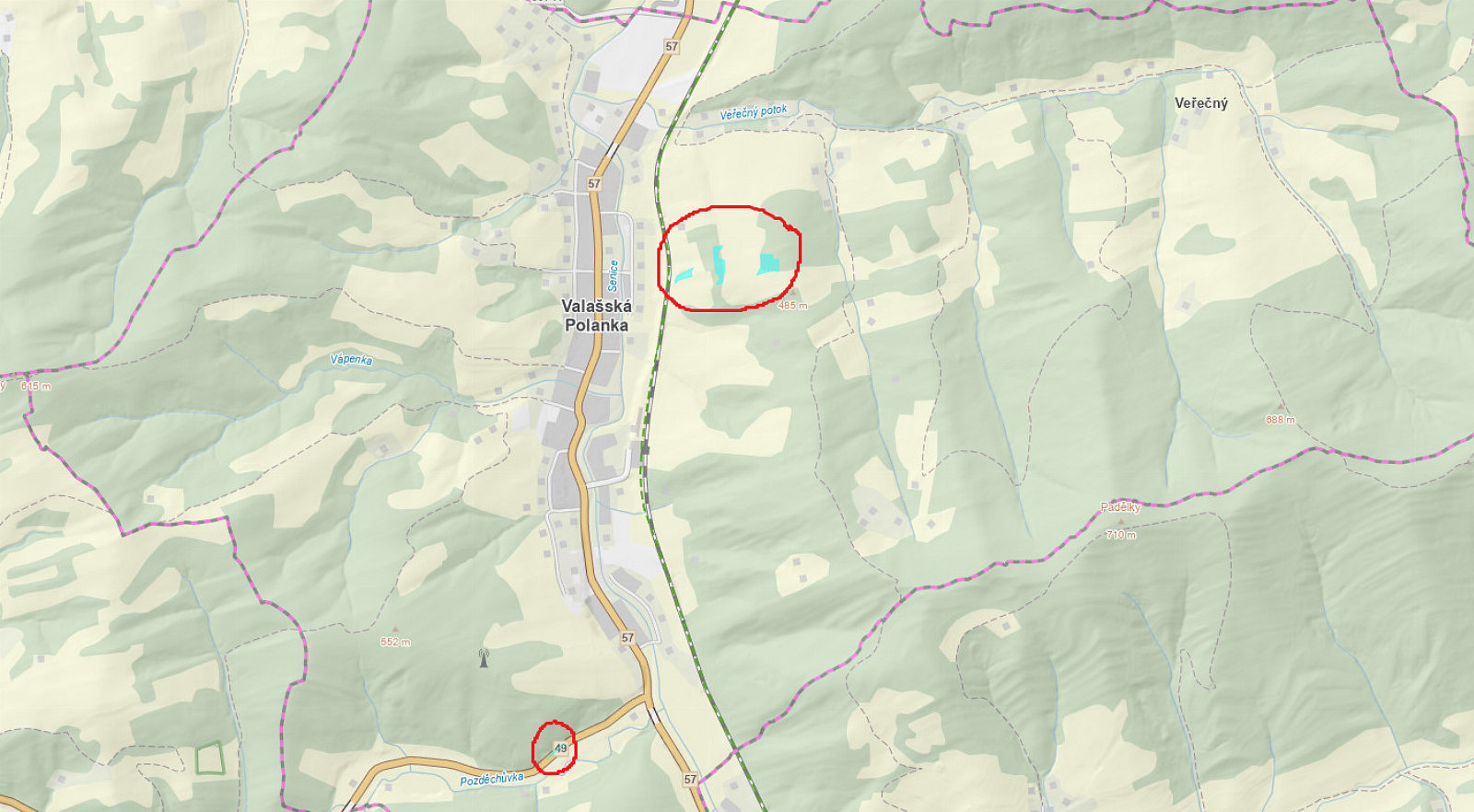 Prodej lesa 9 692 m²