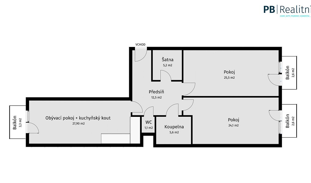 Prodej bytu 3+kk 101 m², Poděbrady – náhled fotky 21