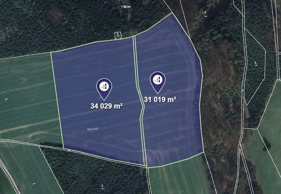 Prodej pole 32 524 m²