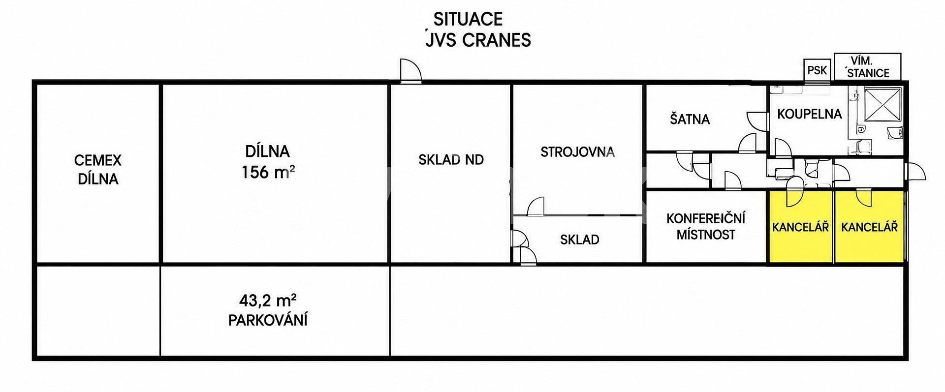 Pronájem kanceláře 49 m² – fotografie 3