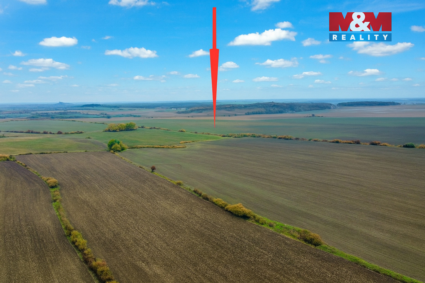 Prodej pole 9 215 m² – pohled 2