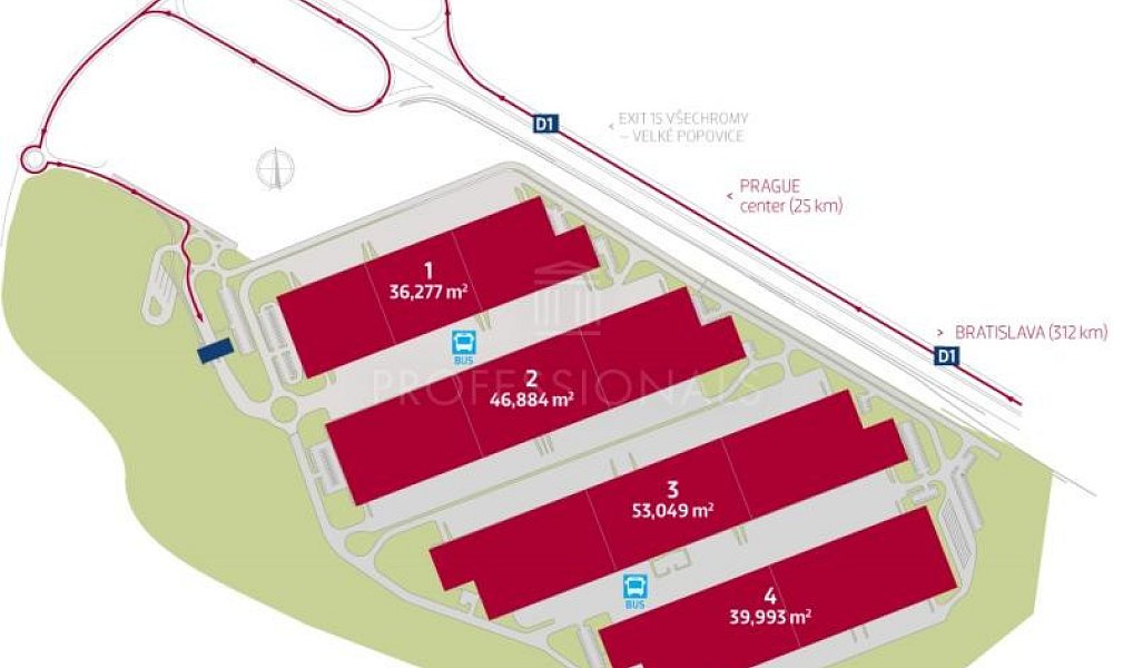 Pronájem skladovacích prostor 23 569 m², Strančice – náhled fotky 3