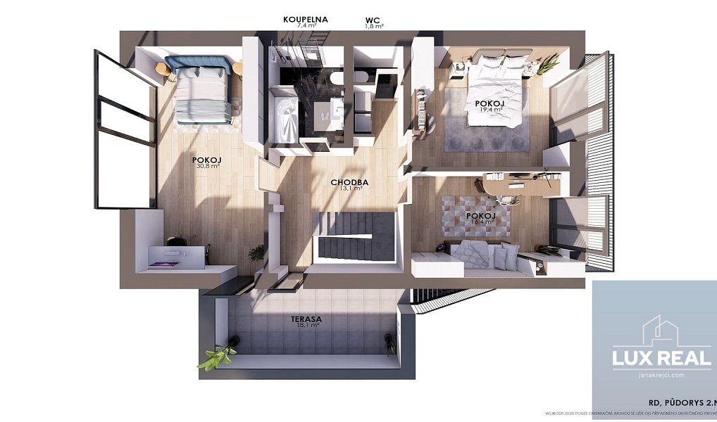 Prodej domu 176 m² s pozemkem 395 m², Šlapanice – náhled fotky 7