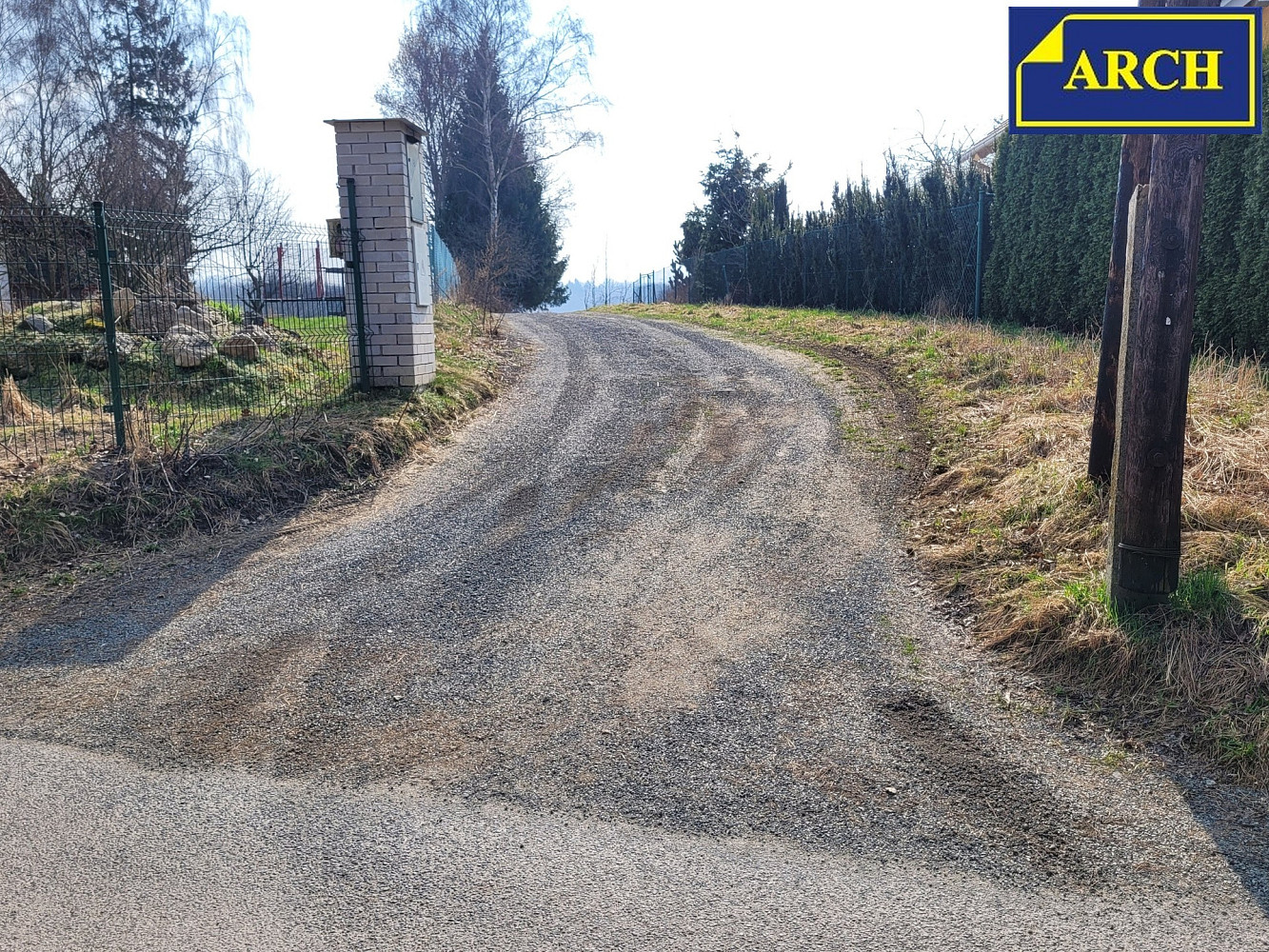 Prodej stavebního pozemku 1 217 m² – pohled 3