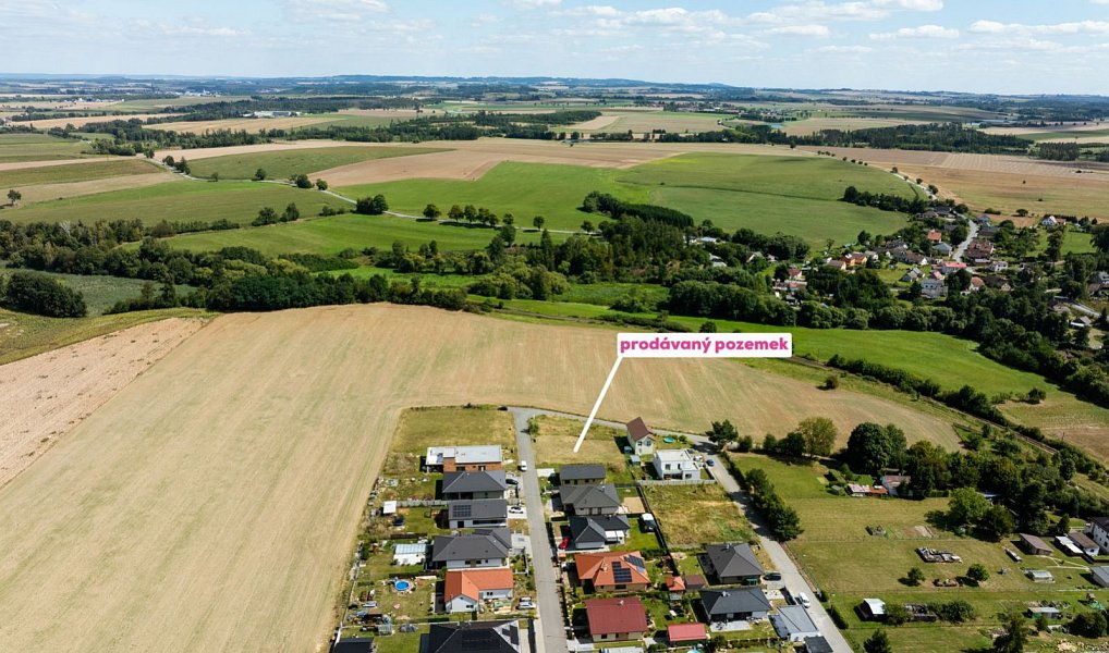 Prodej stavebního pozemku 640 m², Střítež – náhled fotky 13