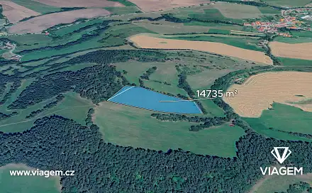 Prodej pole 2 105 m², Volyně, okres Strakonice