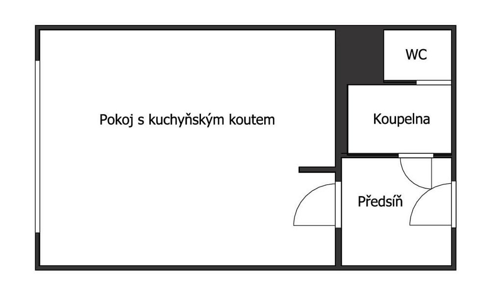 Prodej bytu 1+kk 26 m², Opava – náhled fotky 3