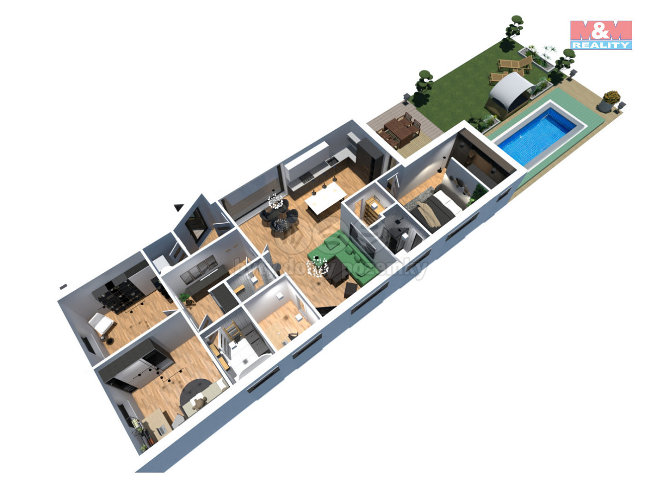 Prodej stavebního pozemku 733 m² – fotografie 4