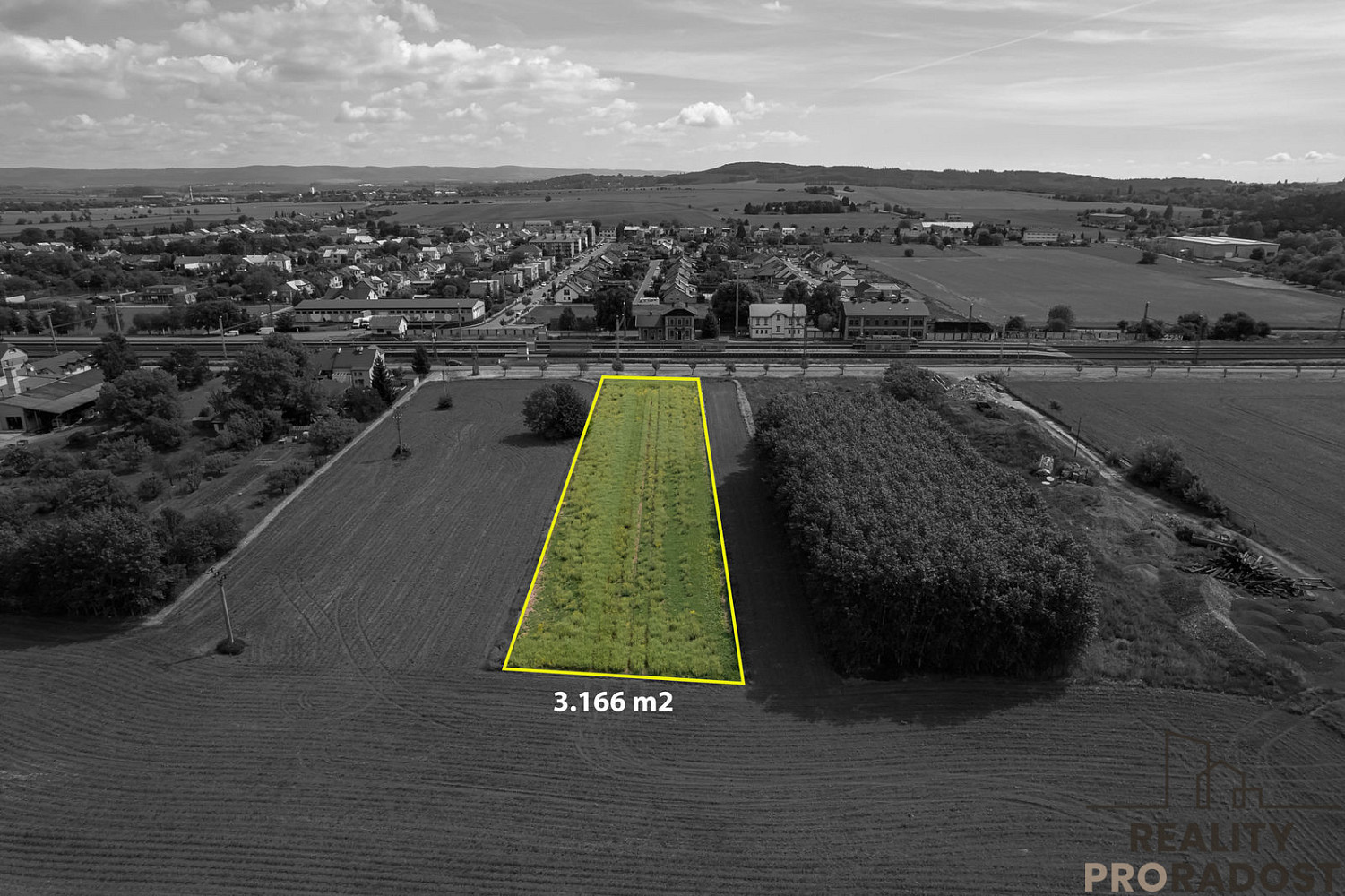 Prodej komerčního pozemku 3 166 m² – fotografie 4