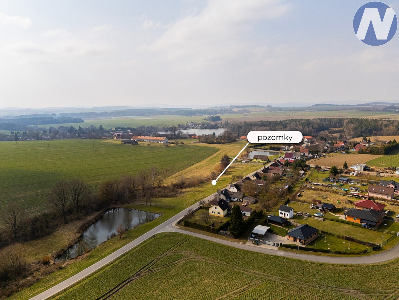 Prodej stavebního pozemku 1 282 m² – fotografie 3