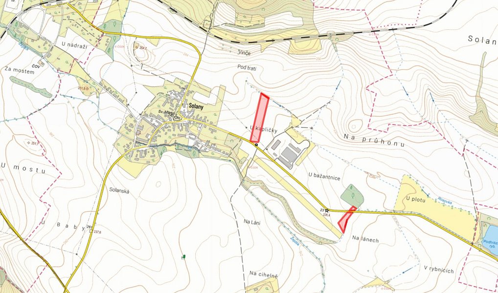 Prodej pole 8 172 m², Děčany – náhled fotky 3