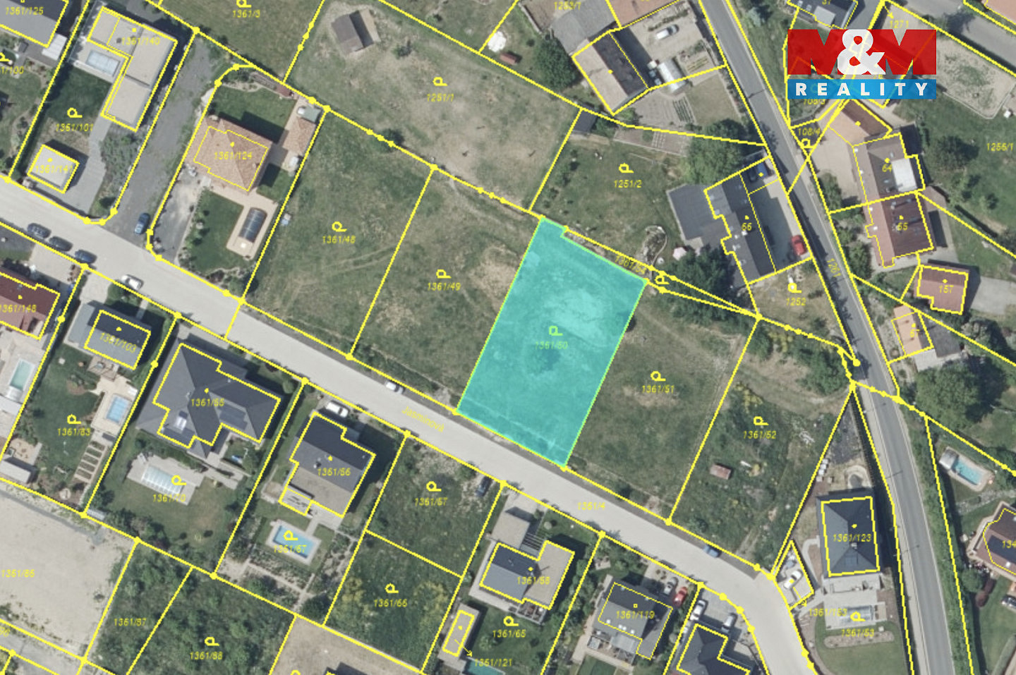 Prodej stavebního pozemku 1 038 m² – pohled 6