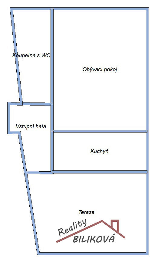 Pronájem bytu 1+1 28 m² – pohled 6