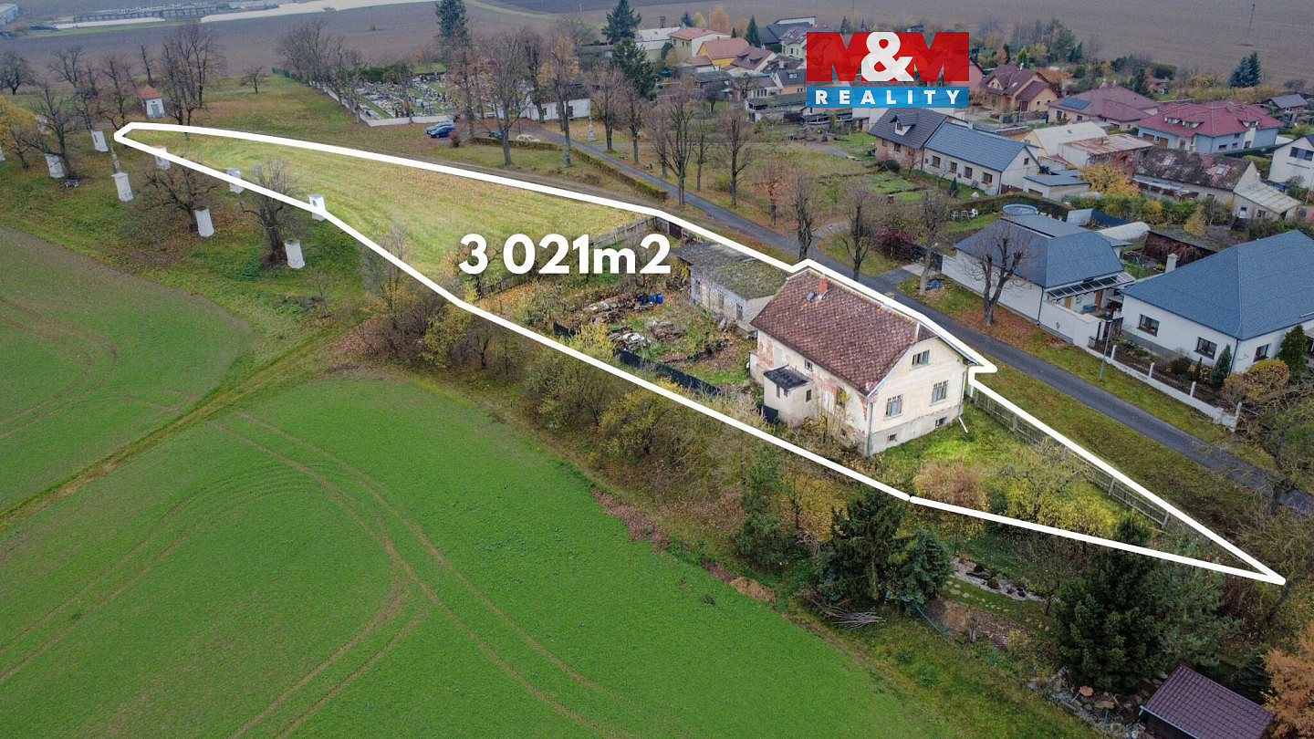 Prodej domu 142 m² s pozemkem 3 021 m²