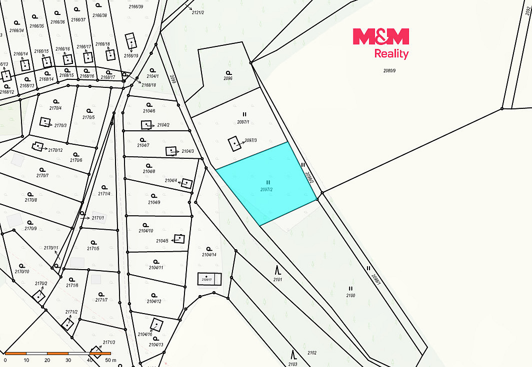 Prodej zahrady 1 050 m²