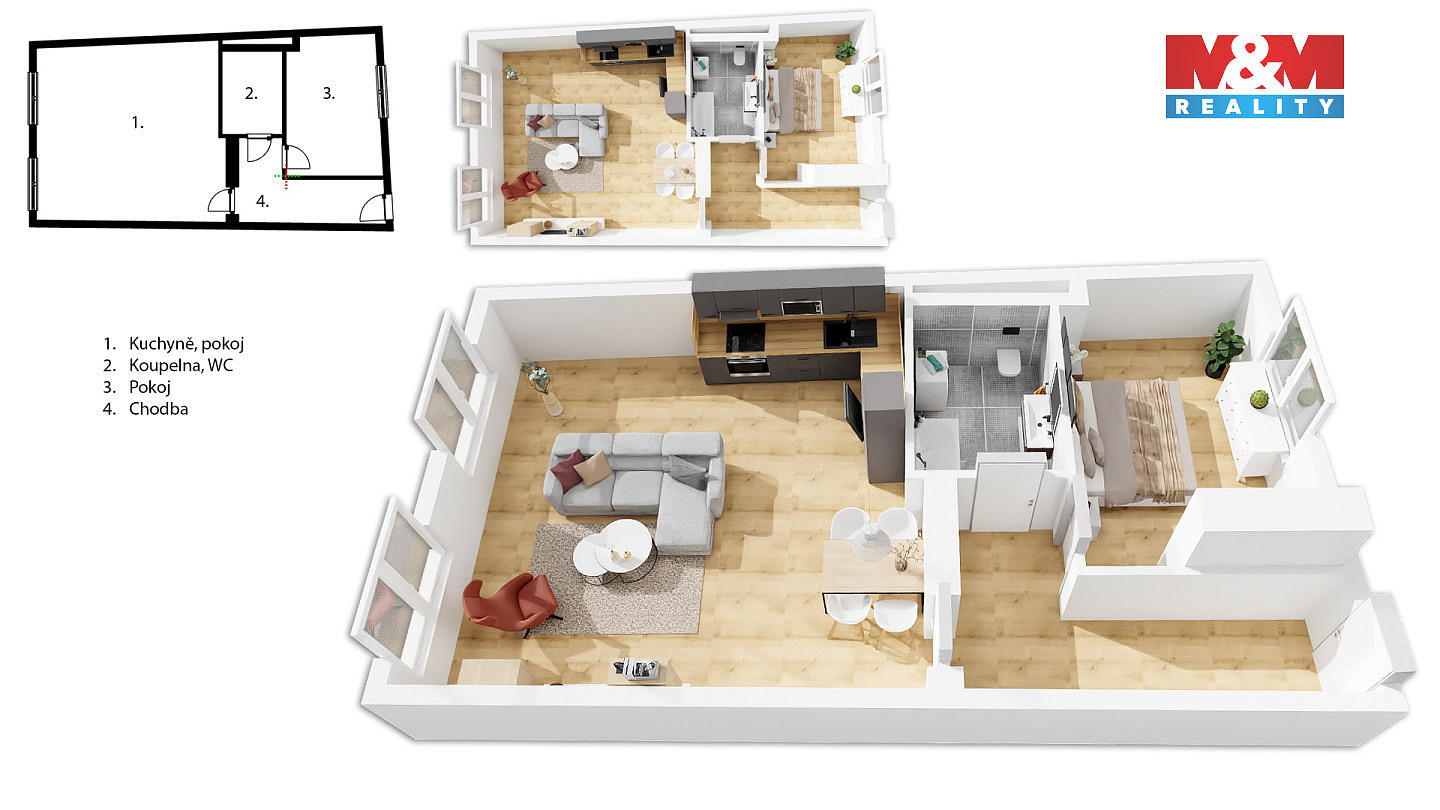 Prodej bytu 2+kk 57 m² — photo 4