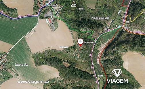 Prodej zahrady 8 390 m², Kokořín, okres Mělník