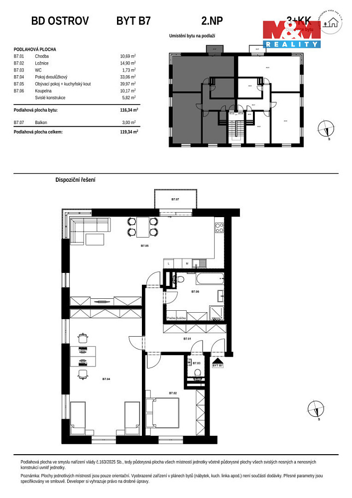 Prodej bytu 3+kk 119 m² – fotografie 5