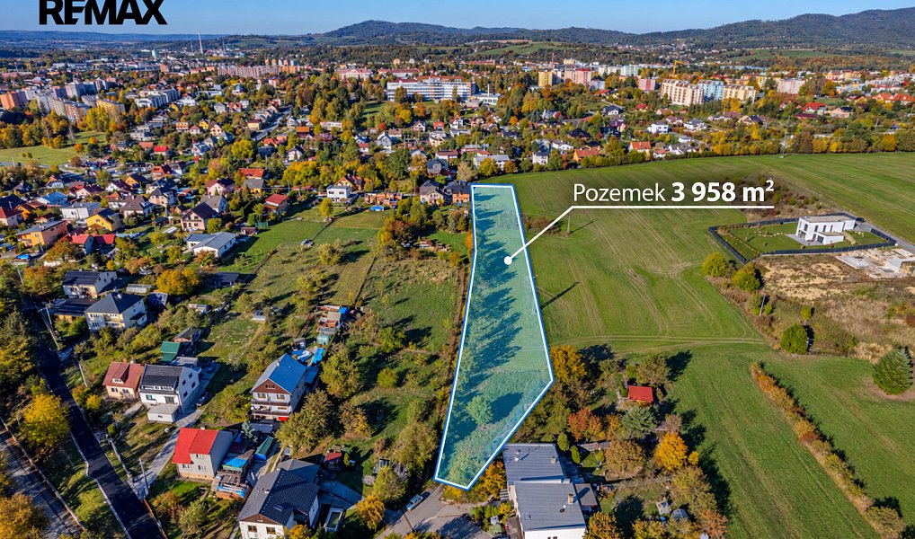 Prodej pozemku, 3958 m², Vsetín, Valašské Meziříčí