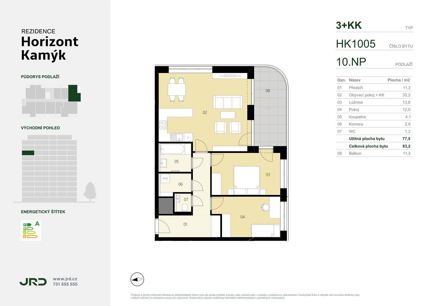Prodej bytu 3+kk 83 m² – fotografie 2