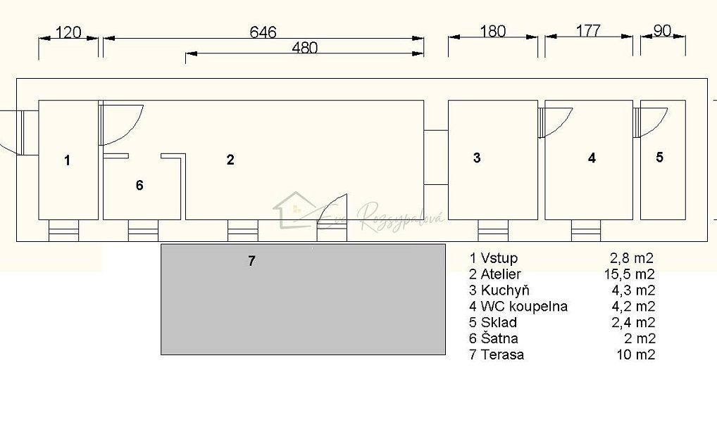Pronájem kanceláře 37 m², Přerov – náhled fotky 5