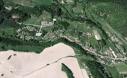 Prodej zahrady 805 m², Stražisko, okres Prostějov