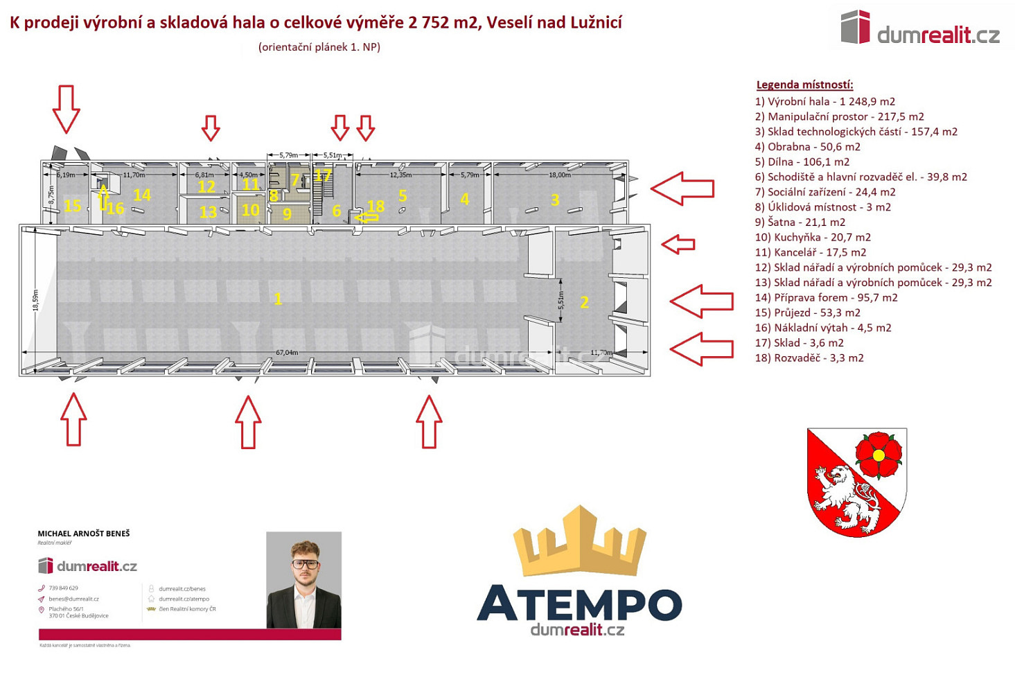 Prodej výrobních prostor 2 752 m² — photo 3
