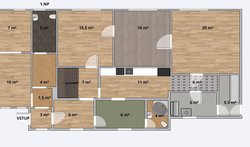 Prodej domu 186 m² s pozemkem 518 m², Podbořany – náhled fotky 19