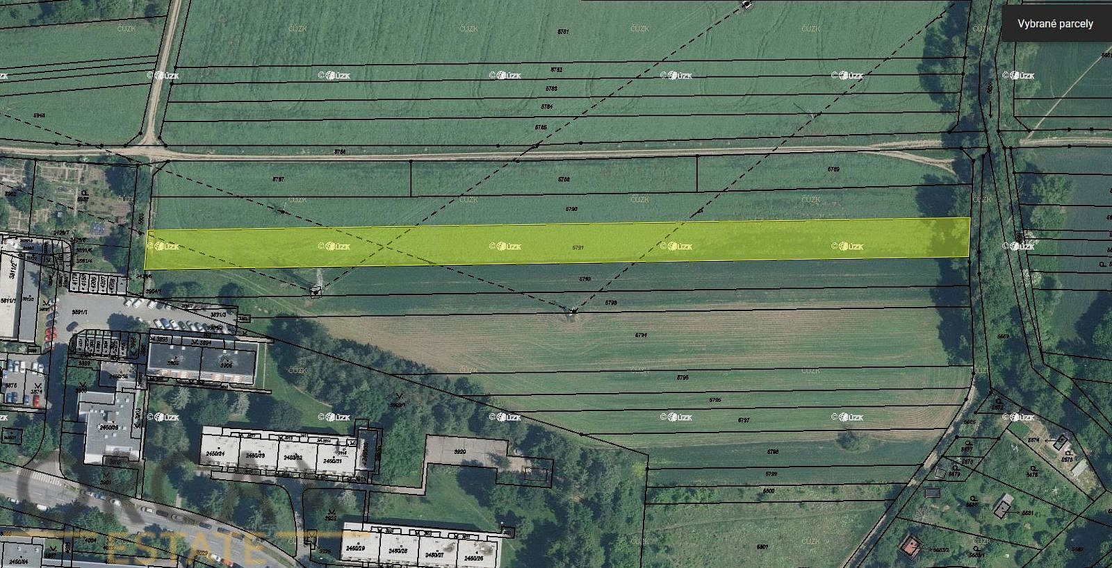 Prodej pole 1 123 m²