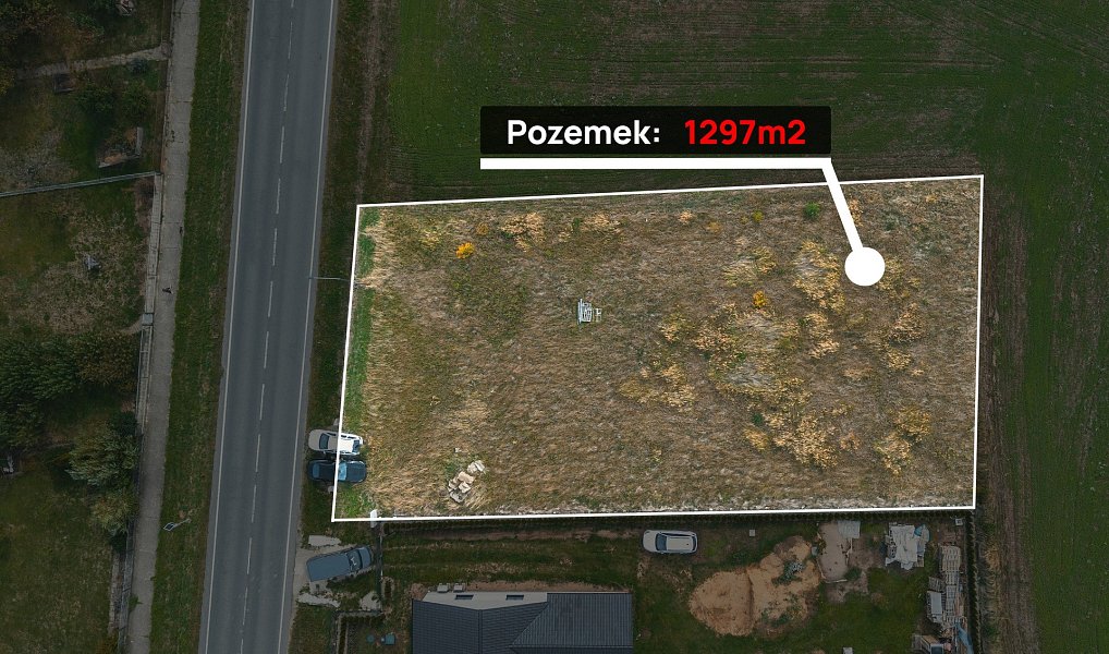Prodej stavebního pozemku 1 297 m², Mikulovice – náhled fotky 2