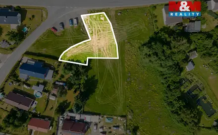 Prodej stavebního pozemku 802 m², Bělá nad Radbuzou, okres Domažlice