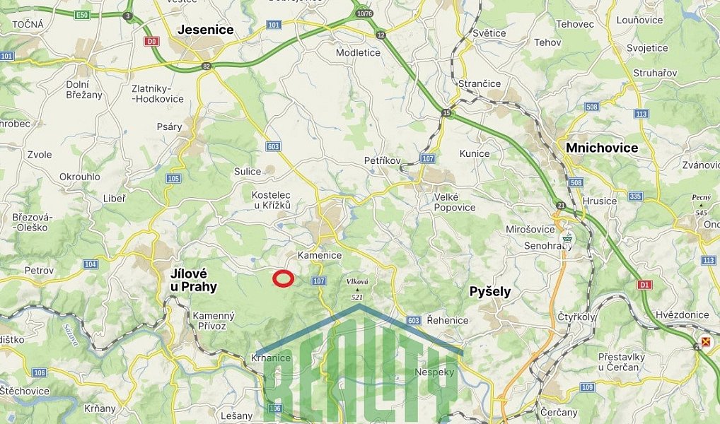 Prodej stavebního pozemku 779 m², Kamenice – náhled fotky 10