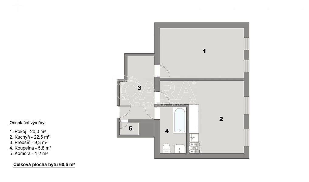 Prodej bytu 2+kk 60 m², Praha – náhled fotky 20
