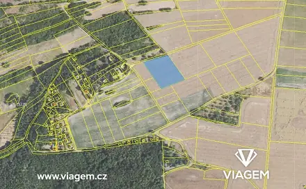 Prodej pole 2 286 m², Sýkořice, okres Rakovník