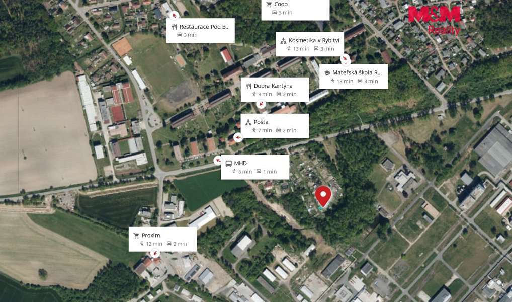 Prodej zahrady 185 m², Rybitví – náhled fotky 20