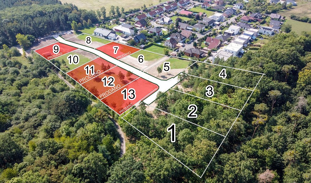 Prodej stavebního pozemku 1 630 m², Kolín – náhled fotky 3