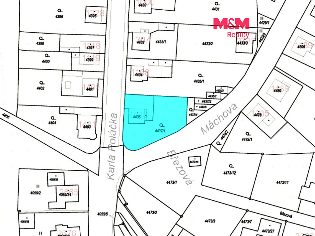 Prodej stavebního pozemku 849 m²