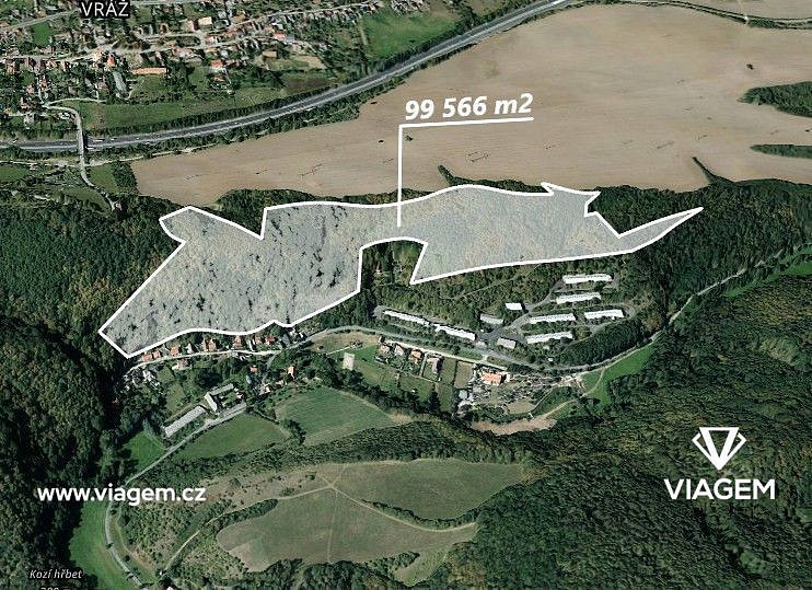 Prodej lesa 99 566 m²