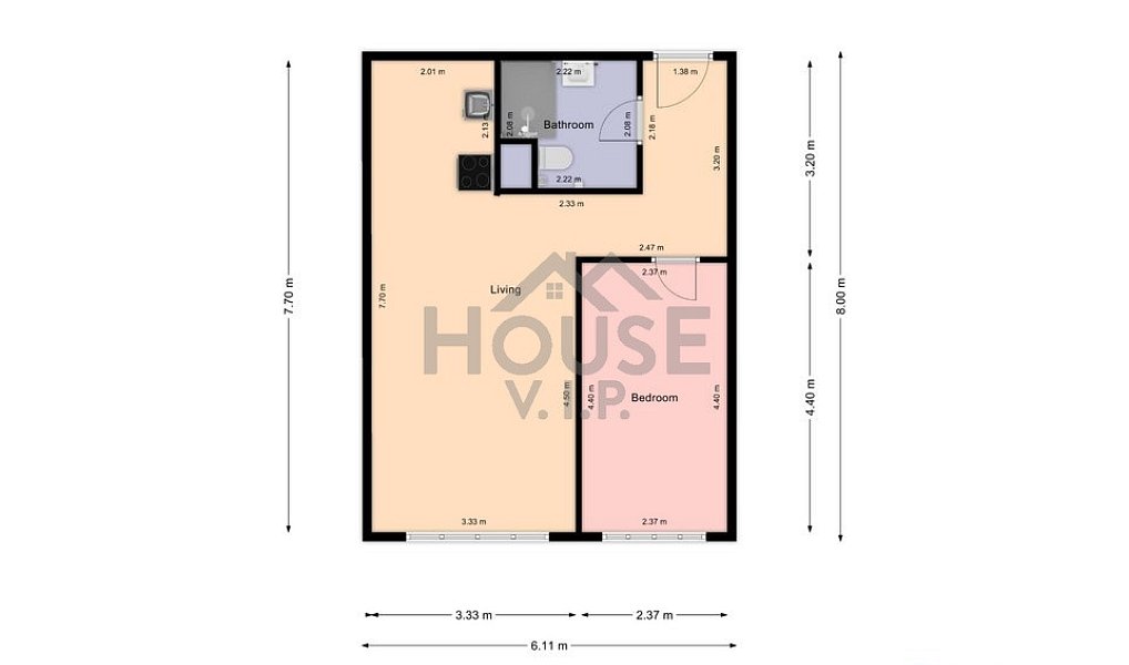 Prodej bytu 2+kk 45 m², Praha – náhled fotky 14