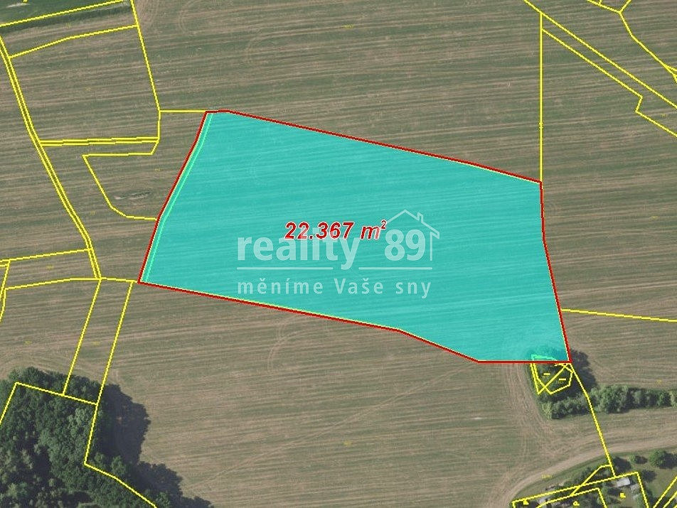 Prodej pole 22 367 m²