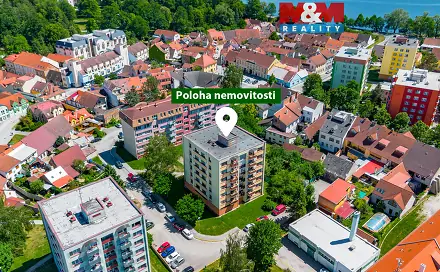 Prodej bytu 3+1 70 m², Vrchlického, Třeboň - Třeboň II, okres Jindřichův Hradec