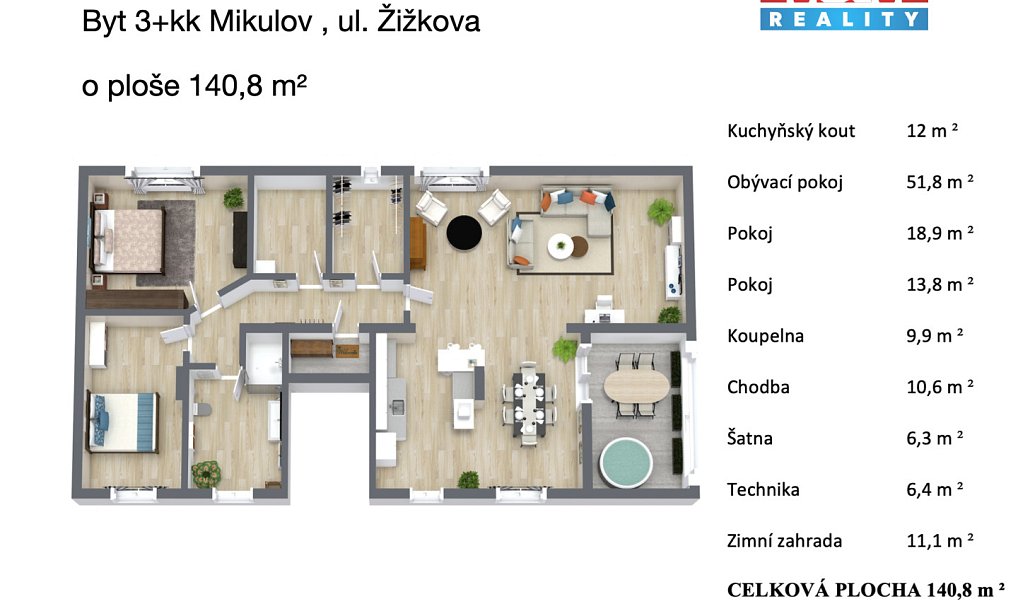 Prodej bytu 3+kk 140 m², Mikulov – náhled fotky 23