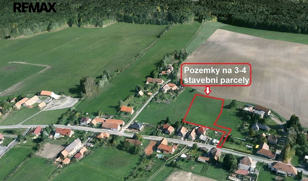 Prodej stavebního pozemku 1 111 m², Ostřetín – náhled fotky 3