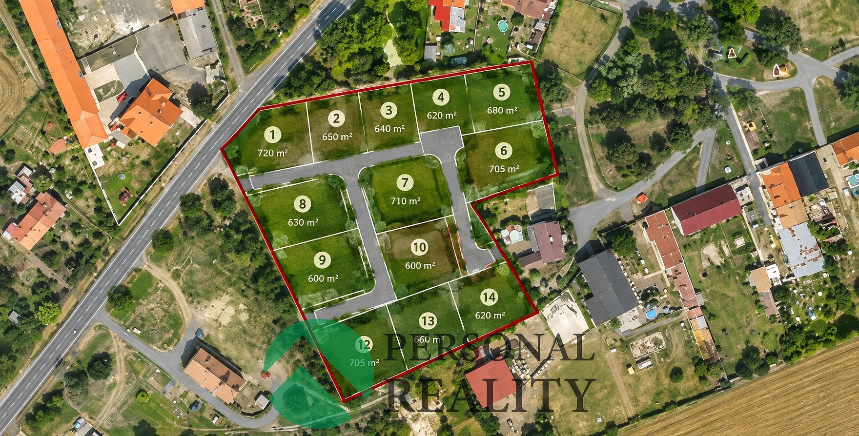 Prodej stavebního pozemku 8 775 m² – fotografie 4