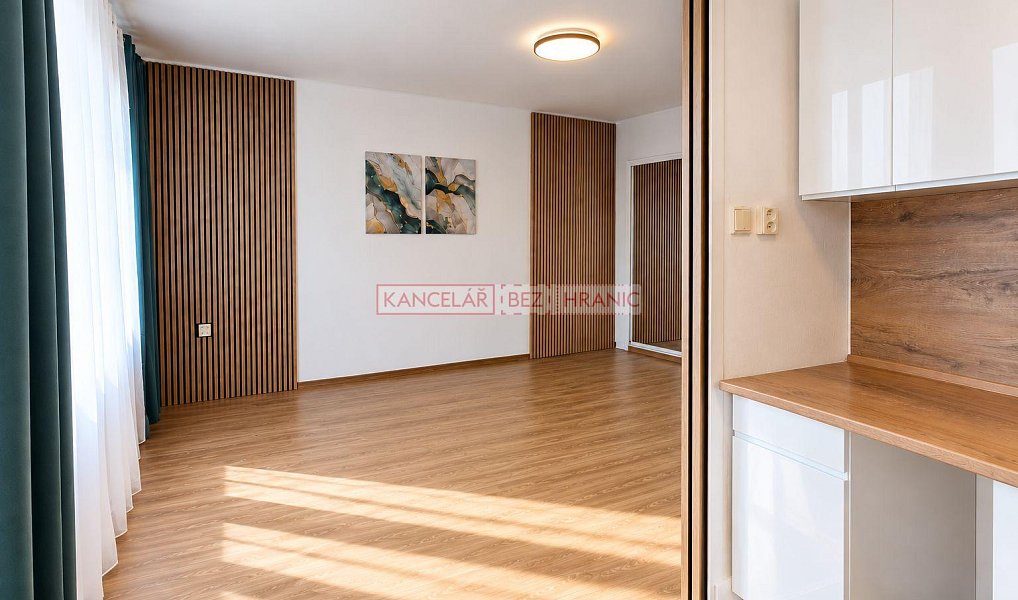 Pronájem bytu 1+kk, 35 m², Nusle, Praha