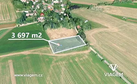 Prodej zahrady 3 697 m², Hlinsko, okres Chrudim