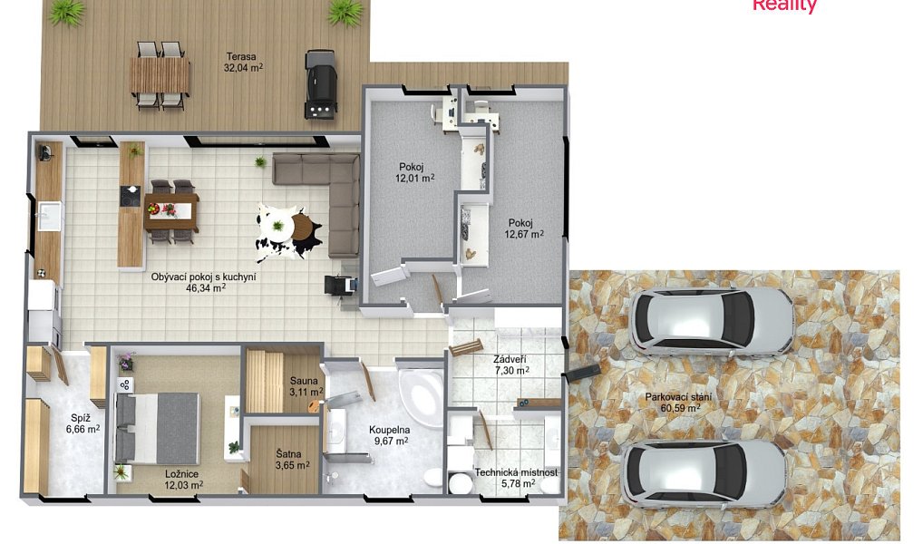 Prodej domu 136 m² s pozemkem 1 780 m², Žďár – náhled fotky 24