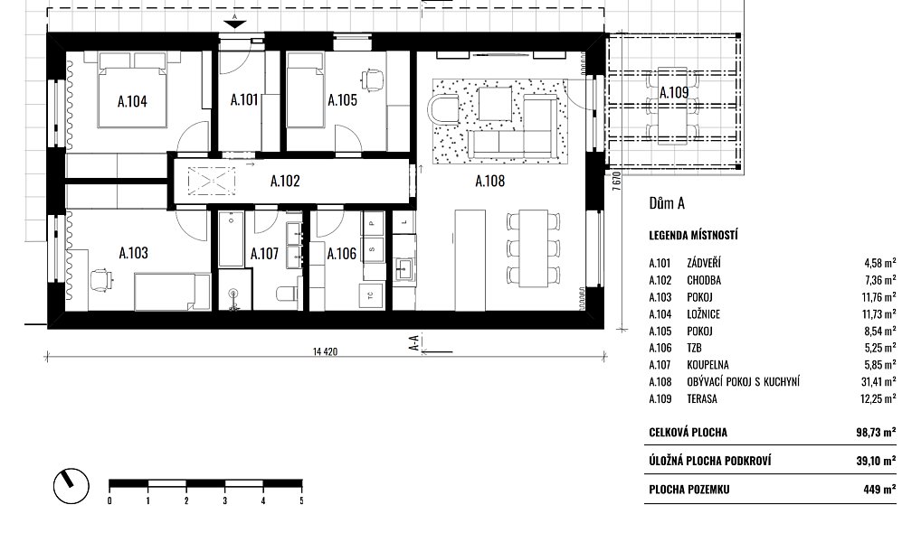 Prodej domu 99 m² s pozemkem 500 m², Luká – náhled fotky 15