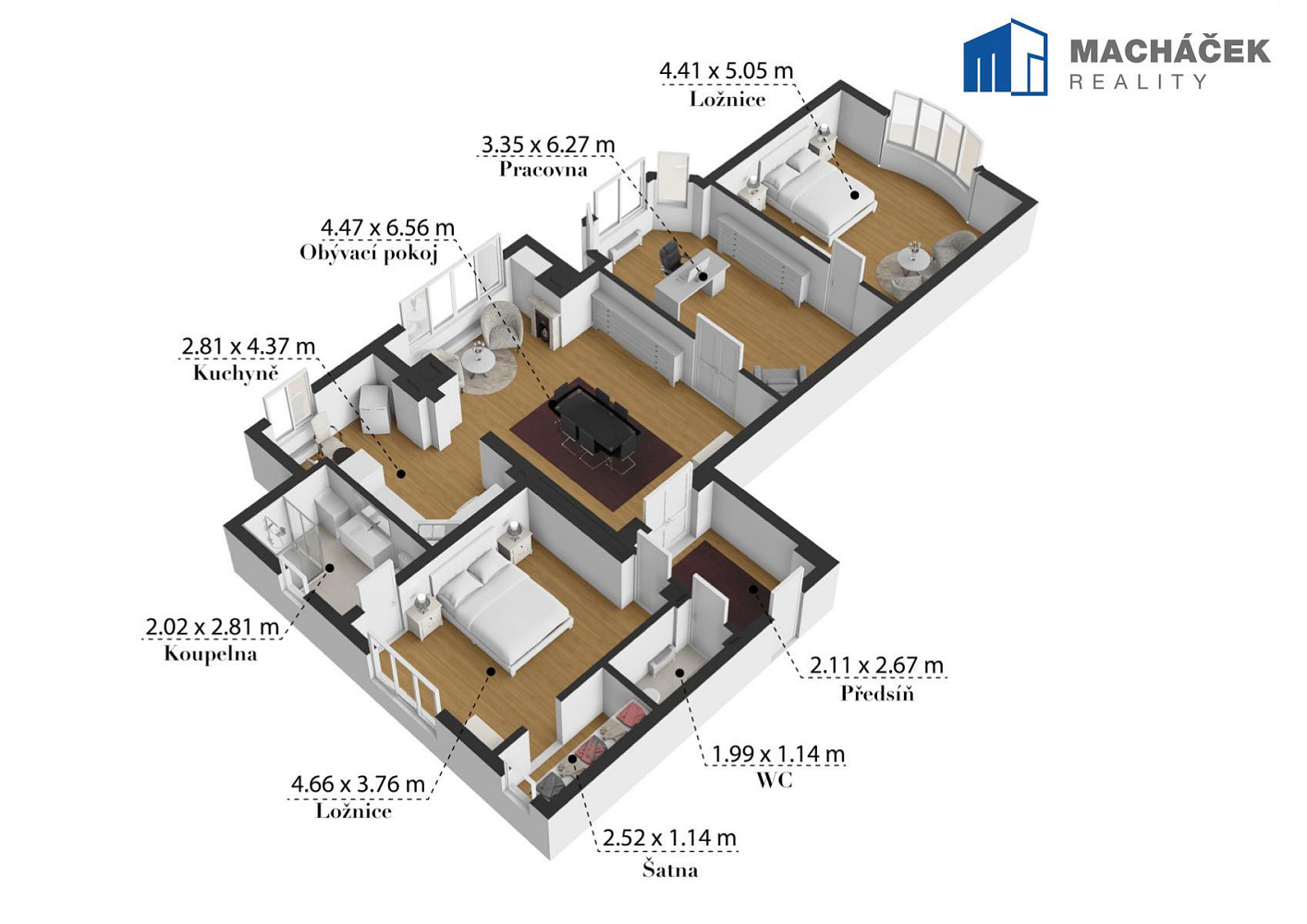 Prodej bytu 4+1 119 m² – fotografie 4