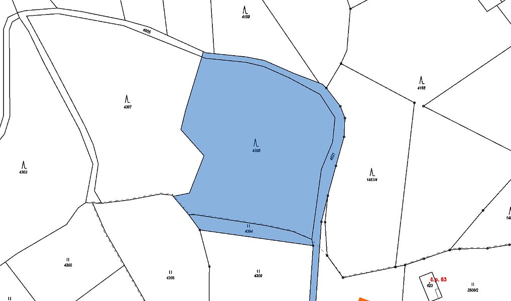 Prodej lesa 3 724 m², Koberovy – náhled fotky 2
